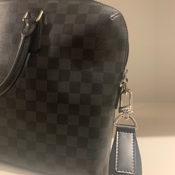 Louis Vuitton Black Canvas Men’s Briefcase - Picture 6 of 8